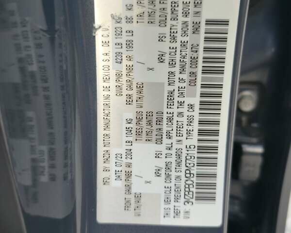 Сірий Мазда 3, об'ємом двигуна 2.49 л та пробігом 39 тис. км за 22200 $, фото 10 на Automoto.ua