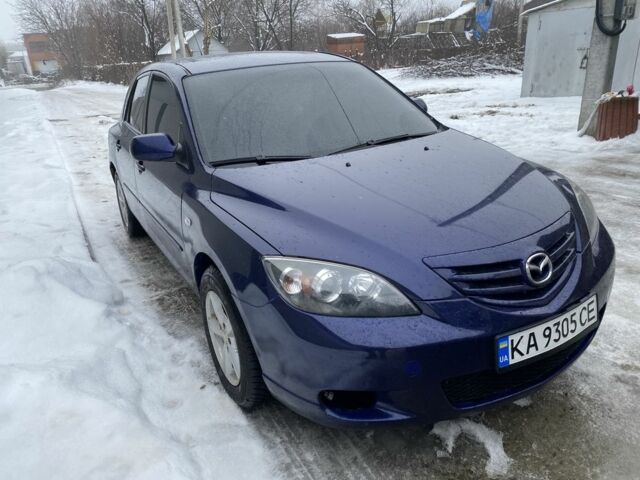 Синий Мазда 3, объемом двигателя 1.6 л и пробегом 287 тыс. км за 4000 $, фото 1 на Automoto.ua
