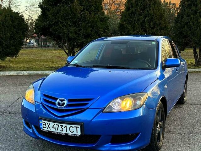Синий Мазда 3, объемом двигателя 1.6 л и пробегом 289 тыс. км за 3699 $, фото 1 на Automoto.ua