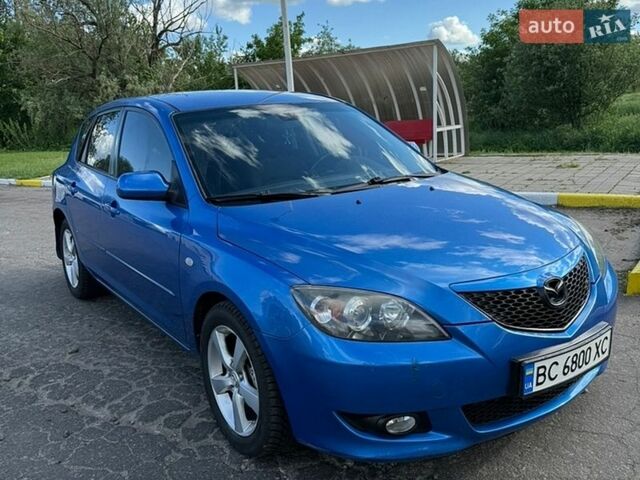 Синий Мазда 3, объемом двигателя 1.6 л и пробегом 171 тыс. км за 3750 $, фото 2 на Automoto.ua