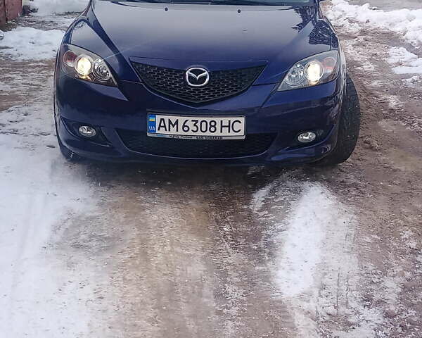 Синій Мазда 3, об'ємом двигуна 1.6 л та пробігом 224 тис. км за 6000 $, фото 1 на Automoto.ua