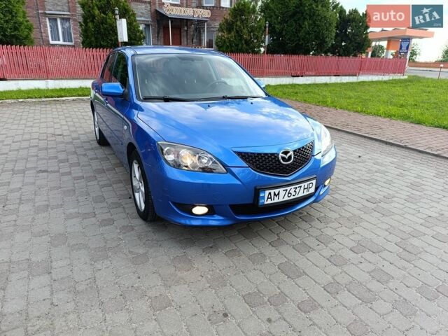 Синій Мазда 3, об'ємом двигуна 1.6 л та пробігом 244 тис. км за 5300 $, фото 1 на Automoto.ua