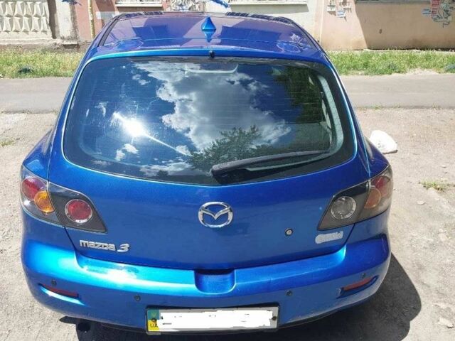 Синий Мазда 3, объемом двигателя 1.6 л и пробегом 117 тыс. км за 5500 $, фото 2 на Automoto.ua