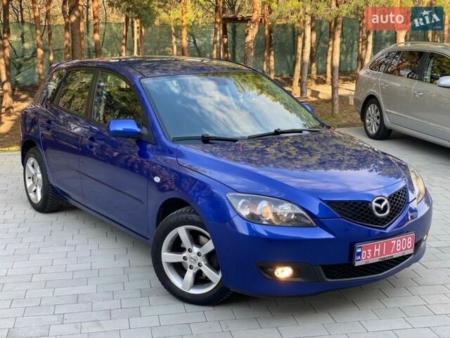 Синий Мазда 3, объемом двигателя 1.6 л и пробегом 210 тыс. км за 5300 $, фото 2 на Automoto.ua