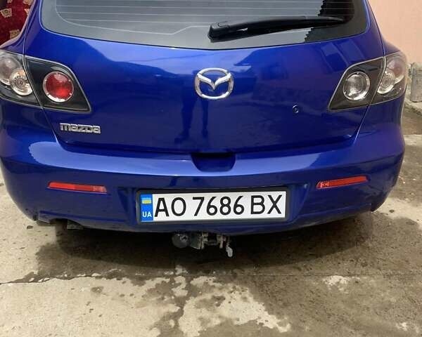 Синий Мазда 3, объемом двигателя 1.56 л и пробегом 322 тыс. км за 4000 $, фото 1 на Automoto.ua