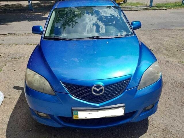 Синий Мазда 3, объемом двигателя 1.6 л и пробегом 117 тыс. км за 5500 $, фото 1 на Automoto.ua
