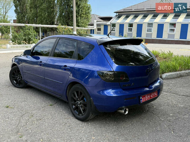 Синий Мазда 3, объемом двигателя 1.6 л и пробегом 194 тыс. км за 5300 $, фото 2 на Automoto.ua