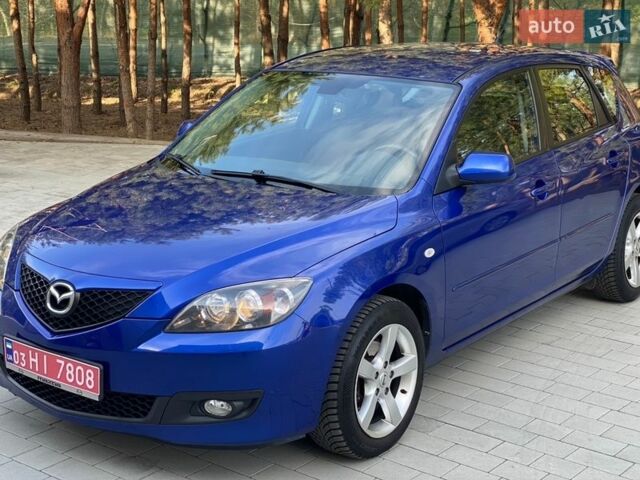 Синий Мазда 3, объемом двигателя 1.6 л и пробегом 210 тыс. км за 5300 $, фото 3 на Automoto.ua
