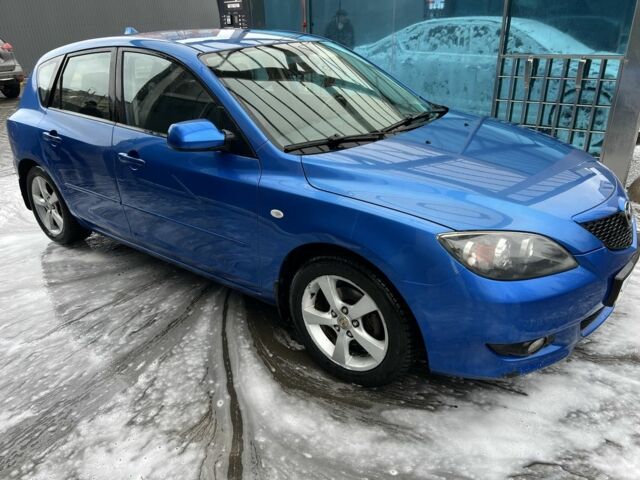 Синий Мазда 3, объемом двигателя 1.6 л и пробегом 121 тыс. км за 5600 $, фото 2 на Automoto.ua