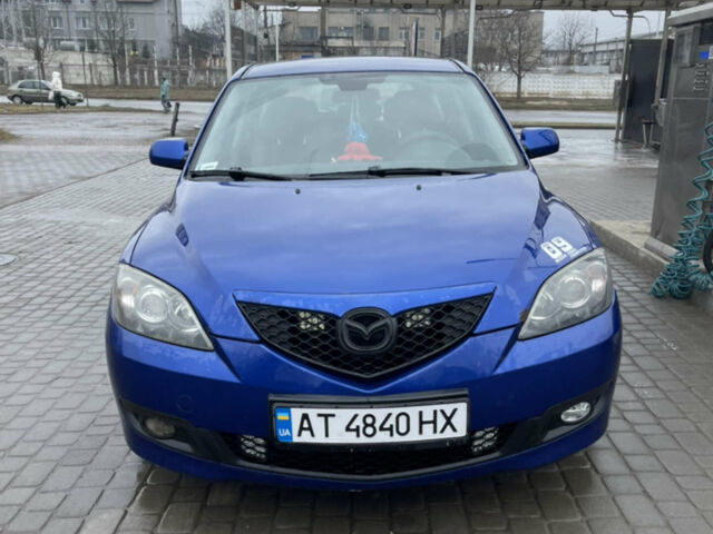 Синий Мазда 3, объемом двигателя 1.6 л и пробегом 216 тыс. км за 3999 $, фото 1 на Automoto.ua