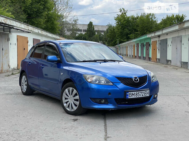 Синий Мазда 3, объемом двигателя 1.6 л и пробегом 213 тыс. км за 5950 $, фото 2 на Automoto.ua