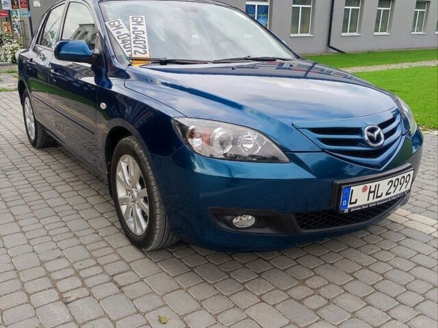 Синий Мазда 3, объемом двигателя 1.6 л и пробегом 240 тыс. км за 5900 $, фото 2 на Automoto.ua