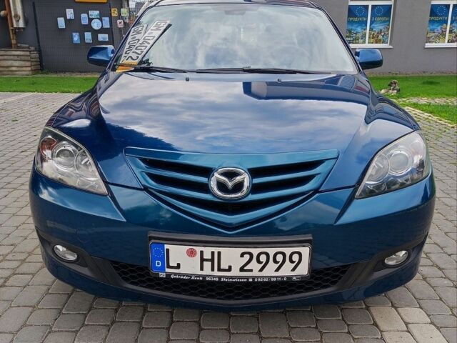 Синий Мазда 3, объемом двигателя 1.6 л и пробегом 240 тыс. км за 5900 $, фото 1 на Automoto.ua