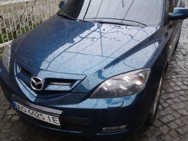 Синий Мазда 3, объемом двигателя 1.6 л и пробегом 107 тыс. км за 4500 $, фото 1 на Automoto.ua