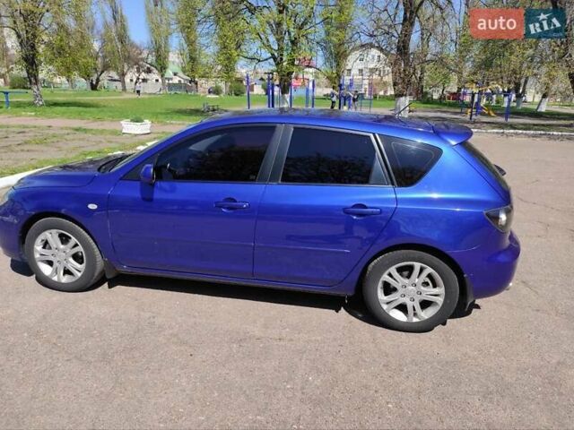 Синий Мазда 3, объемом двигателя 1.6 л и пробегом 141 тыс. км за 6600 $, фото 4 на Automoto.ua