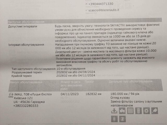 Синій Мазда 3, об'ємом двигуна 2.19 л та пробігом 205 тис. км за 13300 $, фото 54 на Automoto.ua