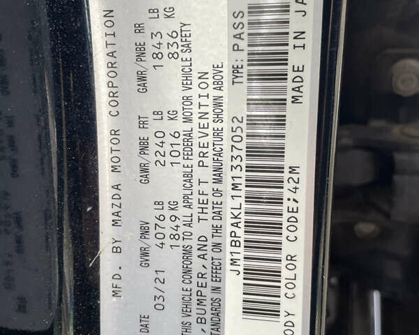 Синий Мазда 3, объемом двигателя 2.5 л и пробегом 109 тыс. км за 11499 $, фото 23 на Automoto.ua