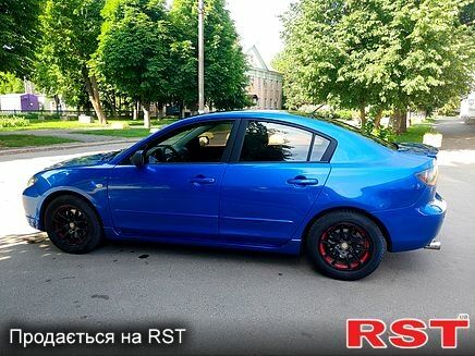 Синий Мазда 3, объемом двигателя 2 л и пробегом 330 тыс. км за 4200 $, фото 1 на Automoto.ua