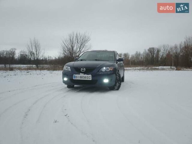Синий Мазда 3, объемом двигателя 2 л и пробегом 400 тыс. км за 5400 $, фото 1 на Automoto.ua