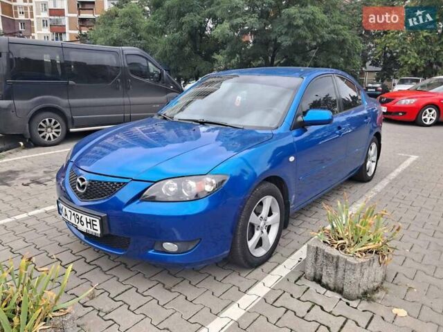 Синий Мазда 3, объемом двигателя 1.6 л и пробегом 185 тыс. км за 6000 $, фото 2 на Automoto.ua