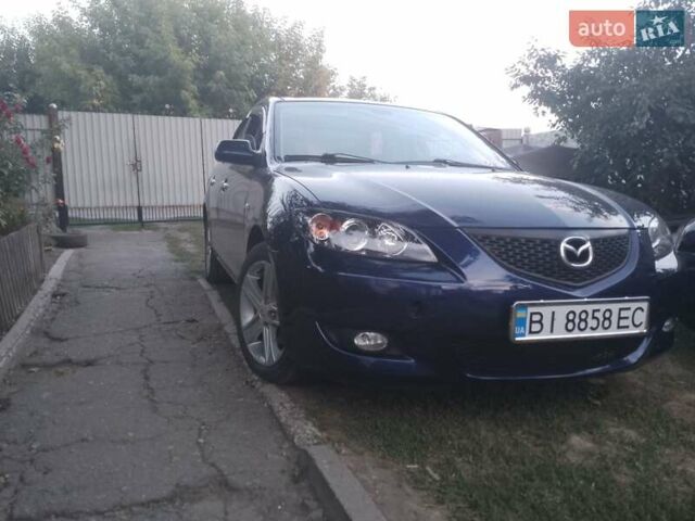 Синий Мазда 3, объемом двигателя 2 л и пробегом 400 тыс. км за 5400 $, фото 3 на Automoto.ua