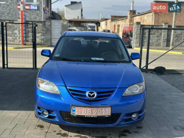 Синий Мазда 3, объемом двигателя 1.6 л и пробегом 205 тыс. км за 4450 $, фото 1 на Automoto.ua
