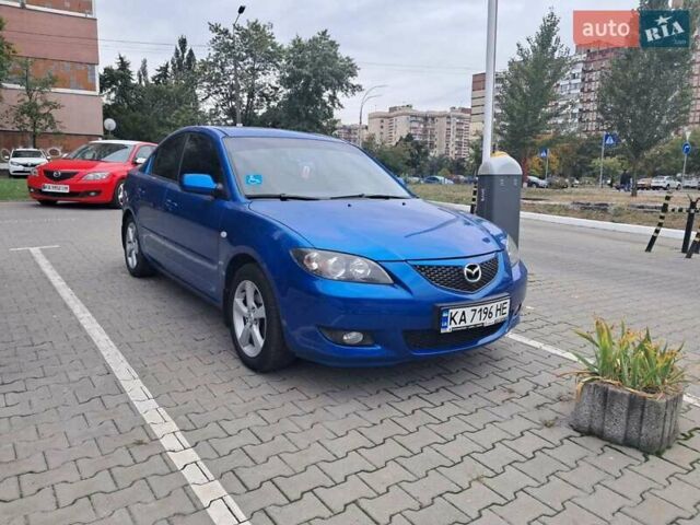 Синий Мазда 3, объемом двигателя 1.6 л и пробегом 185 тыс. км за 6000 $, фото 1 на Automoto.ua