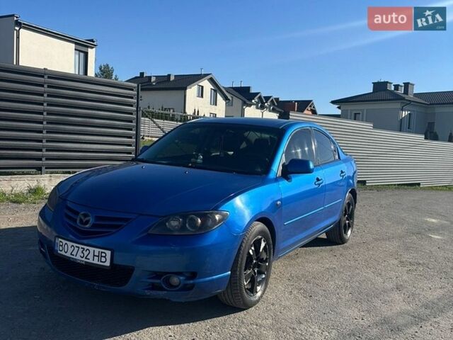 Синий Мазда 3, объемом двигателя 2 л и пробегом 240 тыс. км за 3850 $, фото 1 на Automoto.ua
