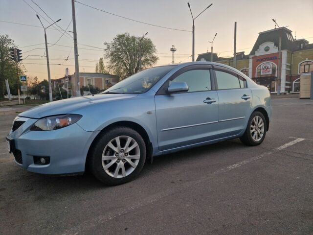 Синий Мазда 3, объемом двигателя 1.6 л и пробегом 158 тыс. км за 5000 $, фото 1 на Automoto.ua