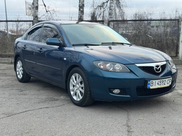 Синій Мазда 3, об'ємом двигуна 1.6 л та пробігом 222 тис. км за 6000 $, фото 1 на Automoto.ua