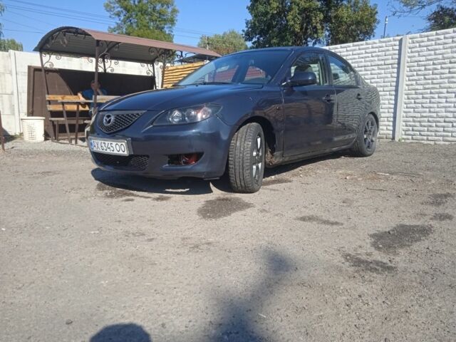 Синий Мазда 3, объемом двигателя 1.6 л и пробегом 330 тыс. км за 3213 $, фото 3 на Automoto.ua