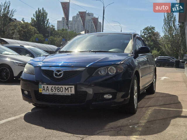 Синий Мазда 3, объемом двигателя 2 л и пробегом 136 тыс. км за 7700 $, фото 1 на Automoto.ua