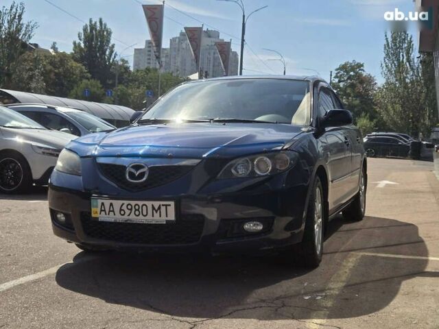 Синий Мазда 3, объемом двигателя 2 л и пробегом 136 тыс. км за 7700 $, фото 1 на Automoto.ua