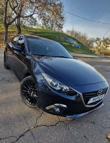 Синий Мазда 3, объемом двигателя 2 л и пробегом 165 тыс. км за 12500 $, фото 1 на Automoto.ua