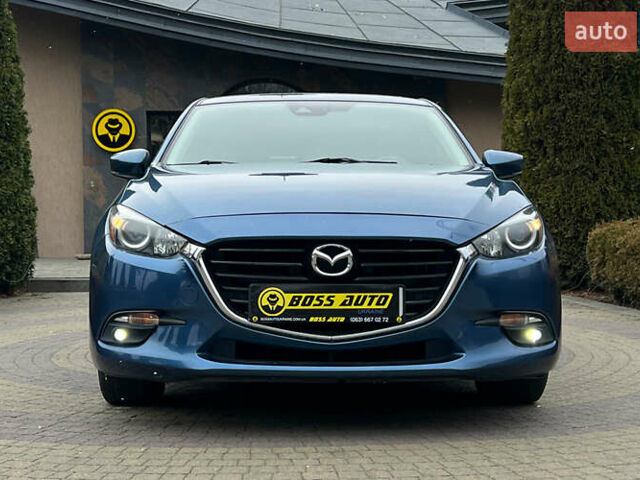 Синий Мазда 3, объемом двигателя 2 л и пробегом 151 тыс. км за 13500 $, фото 1 на Automoto.ua