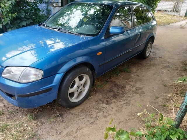 Синий Мазда 323, объемом двигателя 1.5 л и пробегом 3 тыс. км за 618 $, фото 1 на Automoto.ua