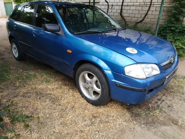 Синий Мазда 323, объемом двигателя 1.5 л и пробегом 3 тыс. км за 618 $, фото 2 на Automoto.ua