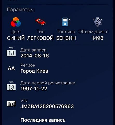 Синій Мазда 323, об'ємом двигуна 1.5 л та пробігом 170 тис. км за 2199 $, фото 6 на Automoto.ua