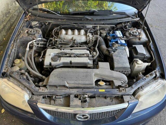 Синий Мазда 323, объемом двигателя 1.6 л и пробегом 400 тыс. км за 2200 $, фото 1 на Automoto.ua