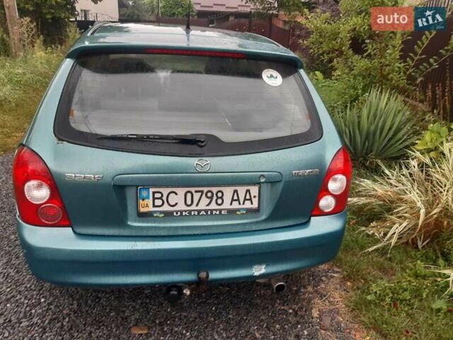 Зеленый Мазда 323, объемом двигателя 1.6 л и пробегом 199 тыс. км за 2400 $, фото 3 на Automoto.ua