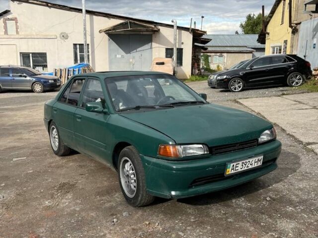 Зеленый Мазда 323, объемом двигателя 1.6 л и пробегом 522 тыс. км за 750 $, фото 1 на Automoto.ua