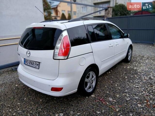 Белый Мазда 5, объемом двигателя 2 л и пробегом 277 тыс. км за 5900 $, фото 1 на Automoto.ua
