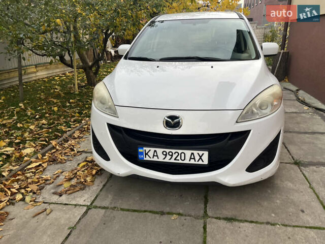 Белый Мазда 5, объемом двигателя 2.5 л и пробегом 170 тыс. км за 6500 $, фото 1 на Automoto.ua