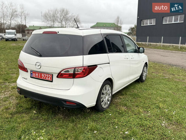 Белый Мазда 5, объемом двигателя 1.8 л и пробегом 220 тыс. км за 6800 $, фото 2 на Automoto.ua
