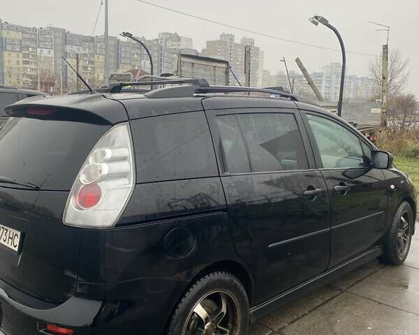 Черный Мазда 5, объемом двигателя 2 л и пробегом 450 тыс. км за 5500 $, фото 1 на Automoto.ua