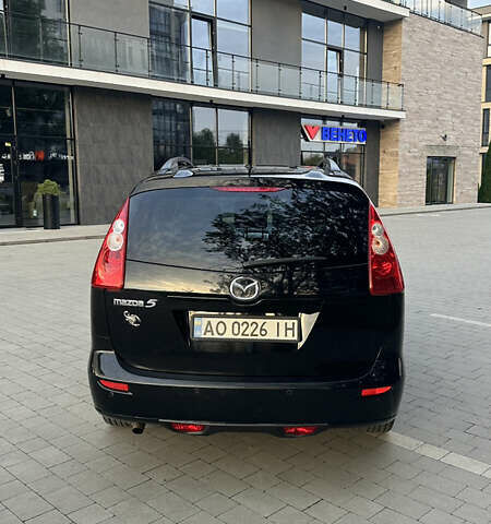 Черный Мазда 5, объемом двигателя 2 л и пробегом 221 тыс. км за 6800 $, фото 7 на Automoto.ua