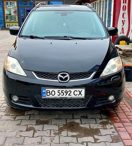 Черный Мазда 5, объемом двигателя 2 л и пробегом 350 тыс. км за 5000 $, фото 2 на Automoto.ua