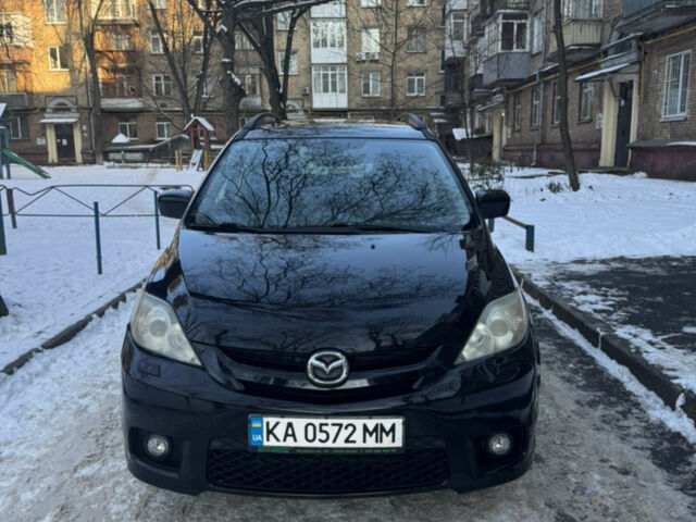 Черный Мазда 5, объемом двигателя 2 л и пробегом 220 тыс. км за 5400 $, фото 2 на Automoto.ua