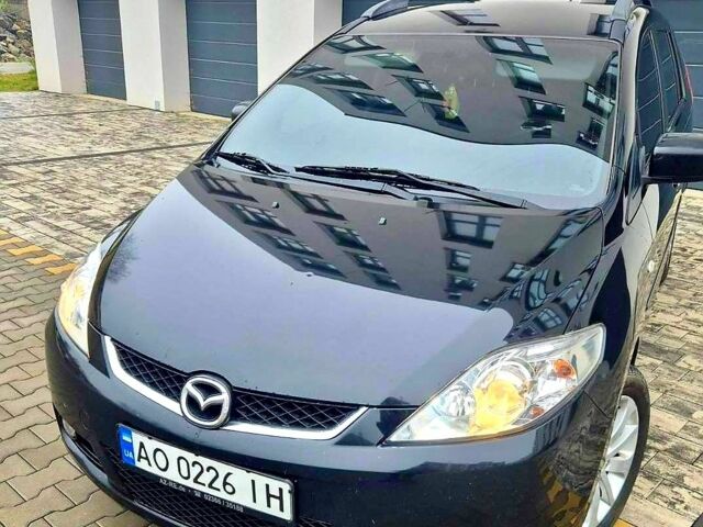 Черный Мазда 5, объемом двигателя 2 л и пробегом 221 тыс. км за 5300 $, фото 4 на Automoto.ua