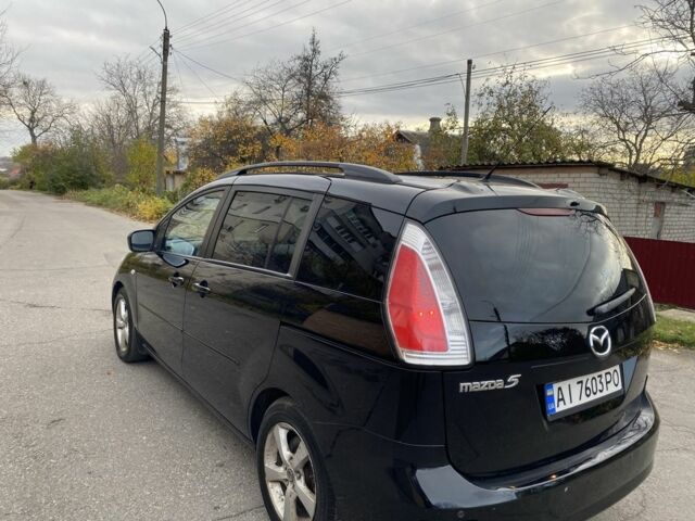 Черный Мазда 5, объемом двигателя 2 л и пробегом 230 тыс. км за 5500 $, фото 5 на Automoto.ua